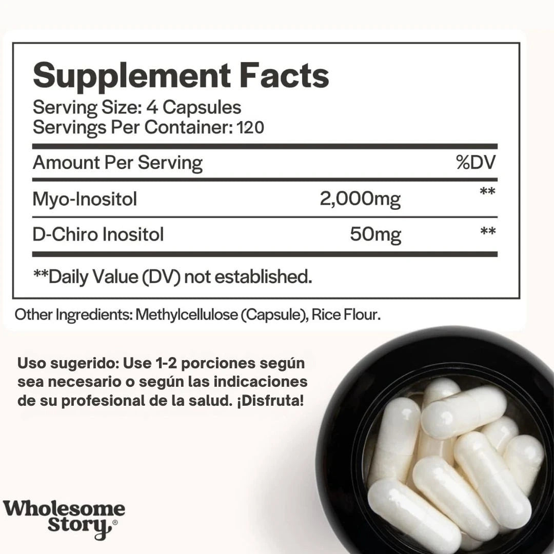 Myo & D-Chiro Inositol – Suplemento para Acné Hormonal